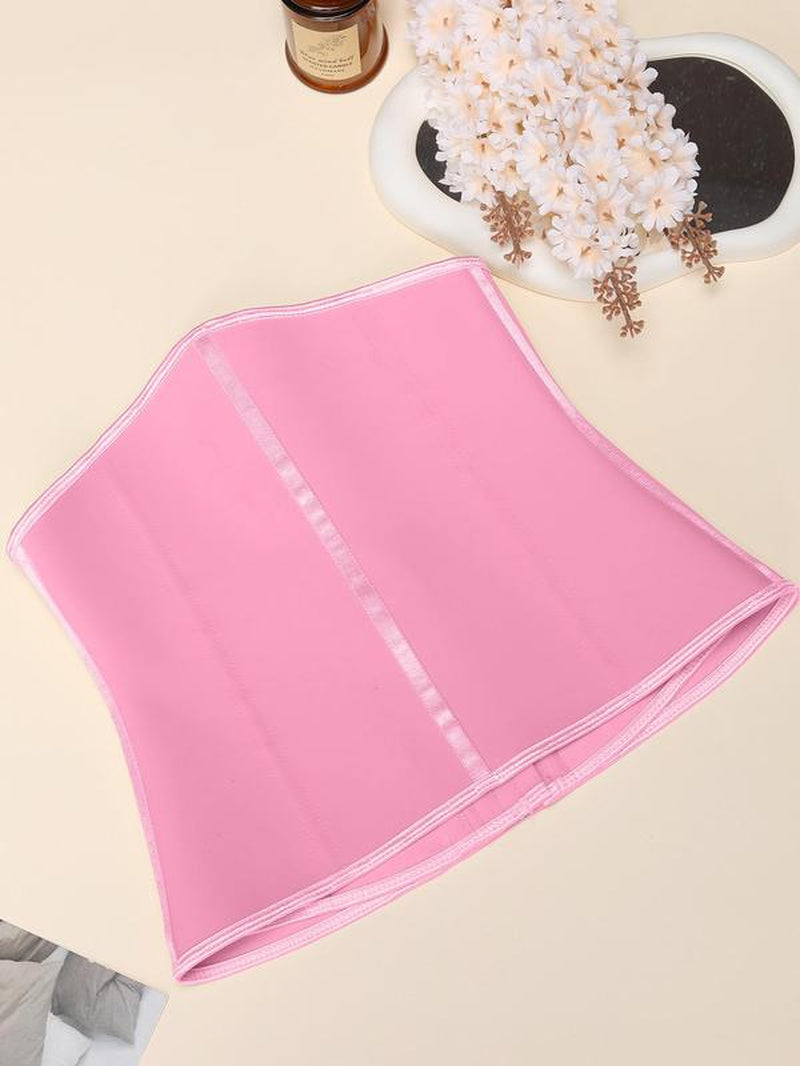 Women'S Solid Zipper Front Waist Trainer, High Stretch Tummy Control Shaper, Tummy Tuck Shaper for Postpartum Recovery, Body Shapewear, Corset Waist Trainer Shaper, Shapewear for Women, Highwaist Girdle