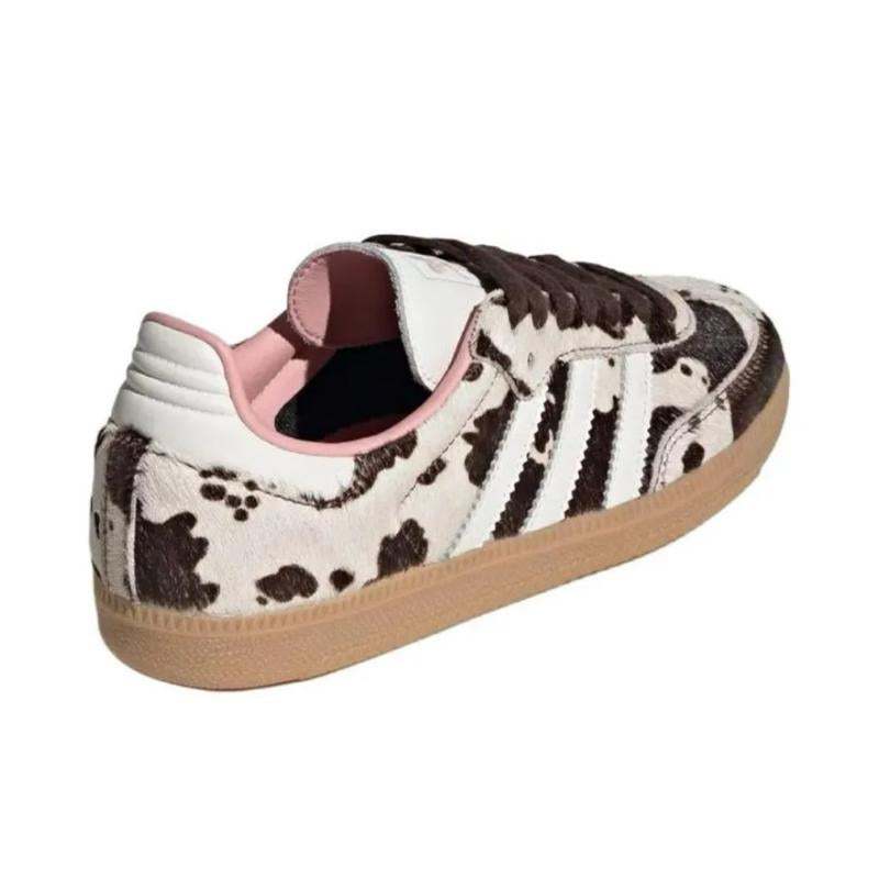 Adidas Samba OG Cow Print Women’S Perfect Sneaker Fashion Footwear Cow Skin Shoe Walking Trainer Girl
