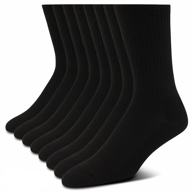 True Religion Mens Socks 8 Pairs Crew Socks for Men Premium Athletic Men'S Socks, Shoe Size 8-12