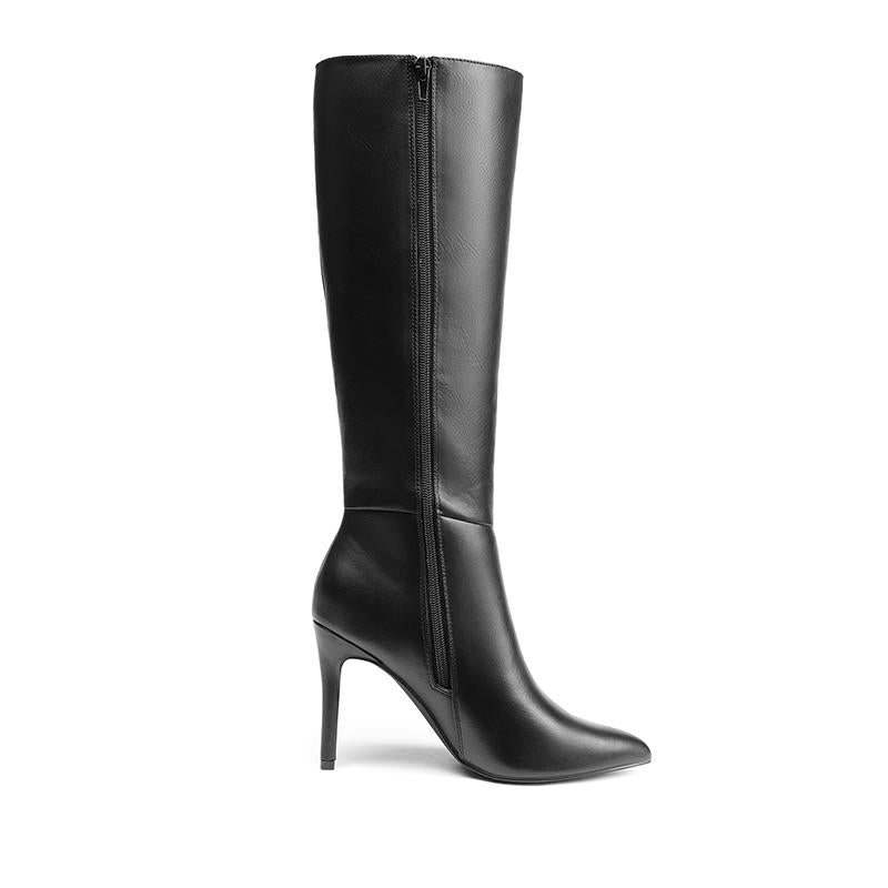 Dream Pairs Women'S Pointed Toe Stiletto Knee High Boots