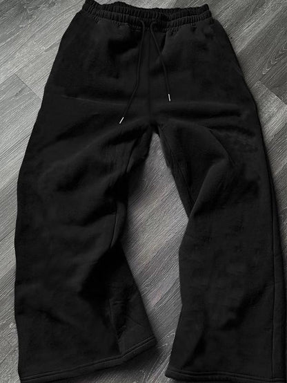 Men'S Letter & Striped Print Drawstring Waist Sweatpants, Casual Comfy Regular Fit Trousers for Fall & Winter, Pants for Men, Men'S Fall Soft Fabric Functional Pockets Bottoms for Daily Wear, Work Pants Men, Workout Clothes, Sports Pants