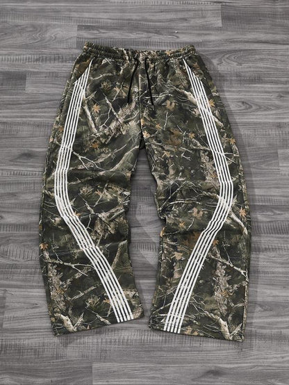 Men'S Letter & Striped Print Drawstring Waist Sweatpants, Casual Comfy Regular Fit Trousers for Fall & Winter, Pants for Men, Men'S Fall Soft Fabric Functional Pockets Bottoms for Daily Wear, Work Pants Men, Workout Clothes, Sports Pants
