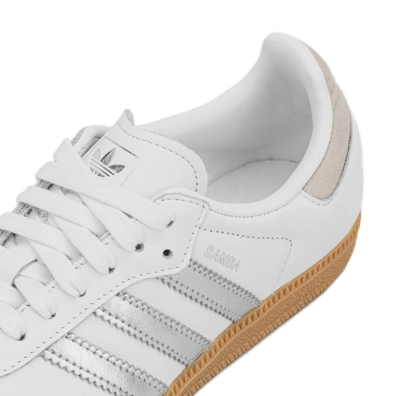 Adidas Samba OG White Silver Metallic Grey Women’S Perfect Daily Fashion Footwear Sneakers Shoe Girl Walking Shoes Running Trainer Casual Athletic