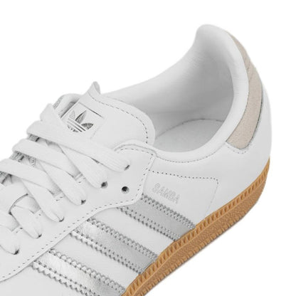 Adidas Samba OG White Silver Metallic Grey Women’S Perfect Daily Fashion Footwear Sneakers Shoe Girl Walking Shoes Running Trainer Casual Athletic