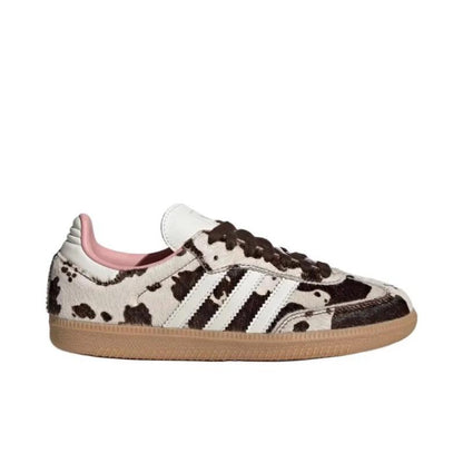 Adidas Samba OG Cow Print Women’S Perfect Sneaker Fashion Footwear Cow Skin Shoe Walking Trainer Girl