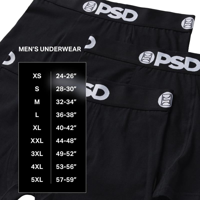 PSD Men'S Earth Tones Boxer Brief 3 Pack - Standard Length 7 Inch Inseam, Soft and Breathable Cotton Blend Stretch Fabric Menswear Basic