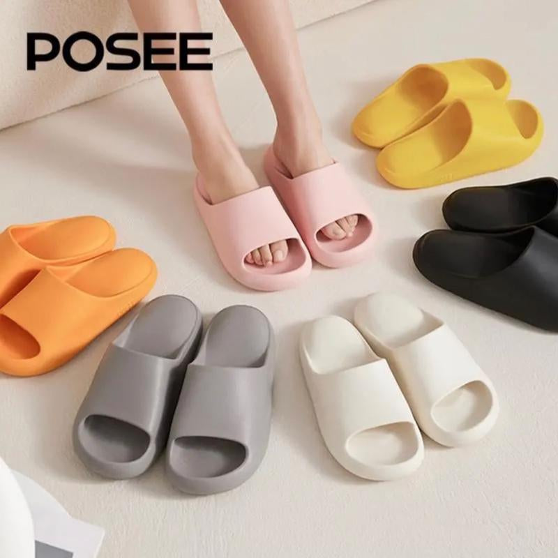 Posee Pillow Slipper Slides for Women and Men-Nonslip